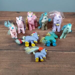 Remco 1980s My Little Pony Lot Pegasus Unicorn Vintage Toy Collection